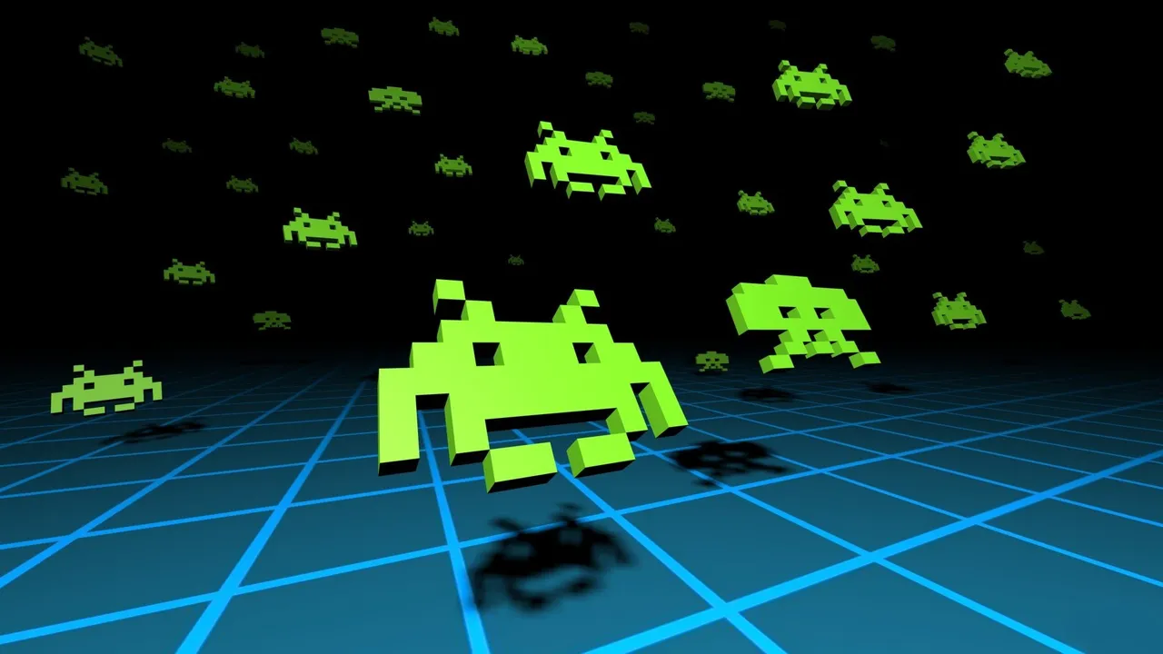 Backdrop artwork for Space Invaders