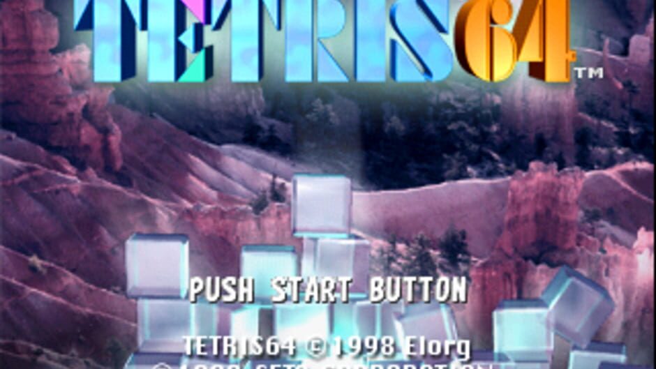 Backdrop artwork for Tetris 64