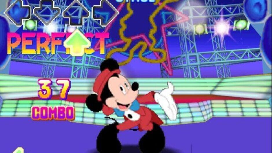 Backdrop artwork for Dance Dance Revolution - Disney Dancing Museum
