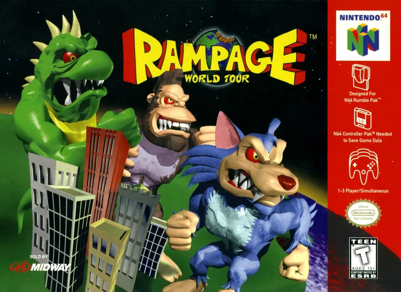 Rampage: World Tour box art