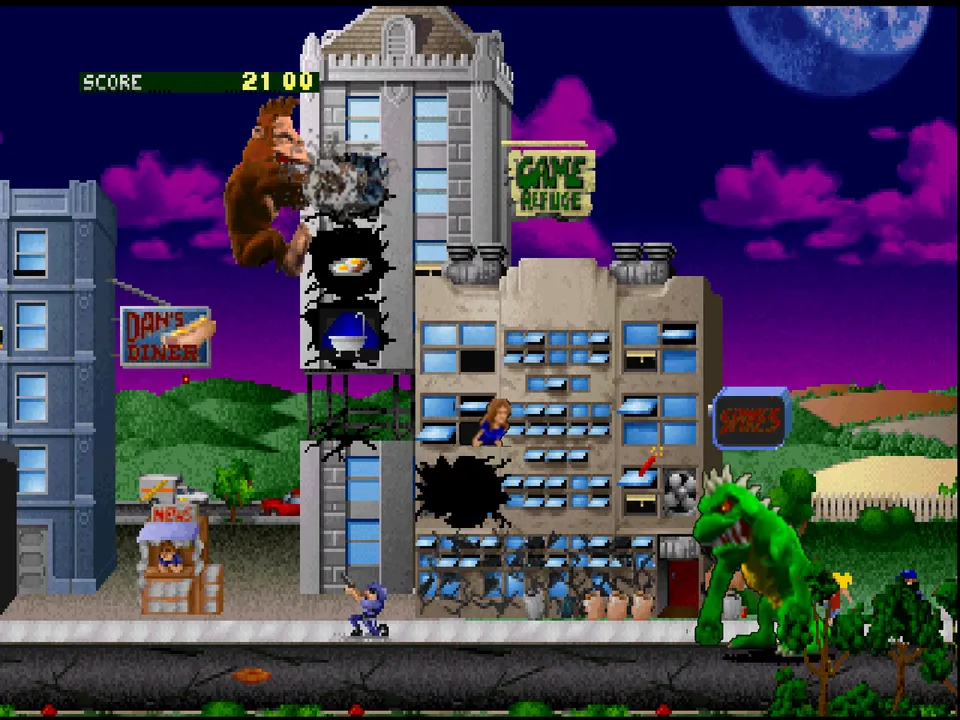 Backdrop artwork for Rampage: World Tour