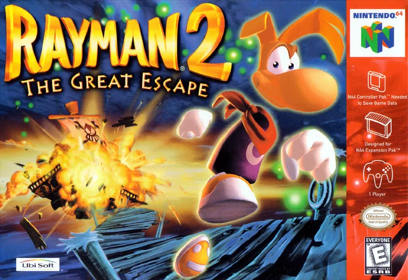 Rayman 2: The Great Escape box art
