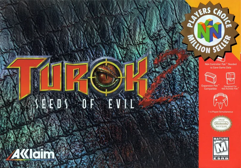 Turok 2: Seeds of Evil box art