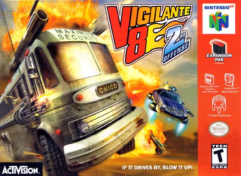 Vigilante 8: 2nd Offense box art