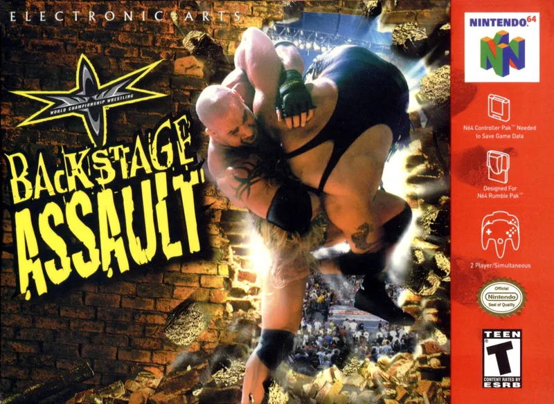 WCW Backstage Assault box art