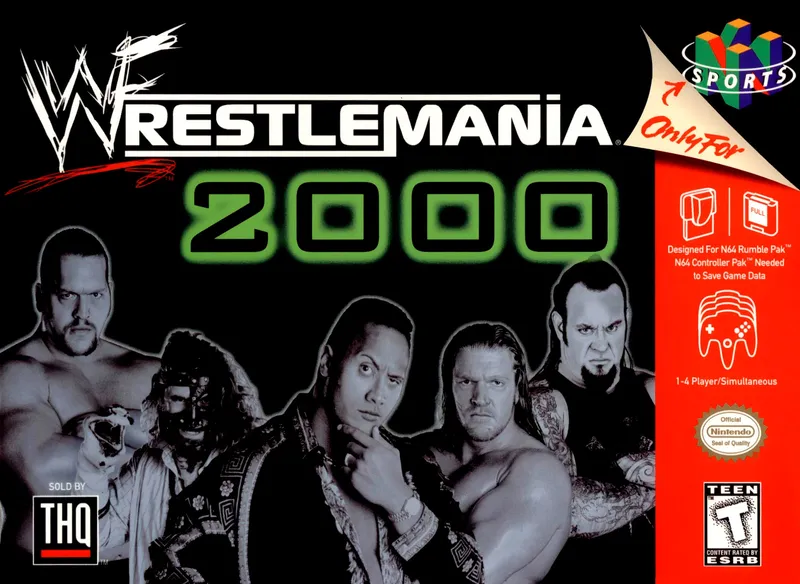 WWF WrestleMania 2000 box art