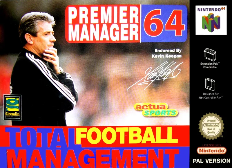 Premier Manager 64 box art