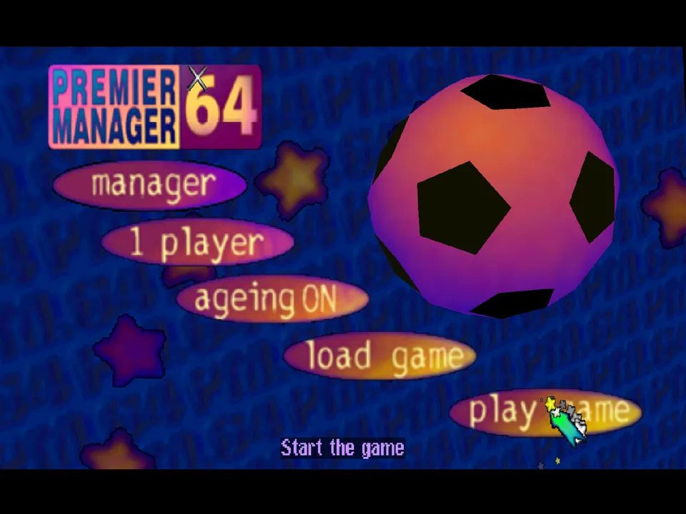 Premier Manager 64 screenshot