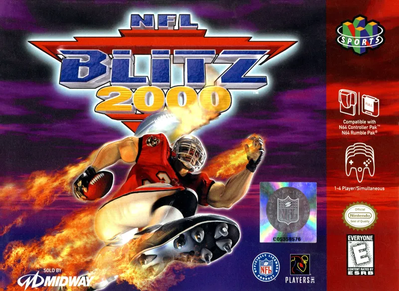 NFL Blitz 2000 box art