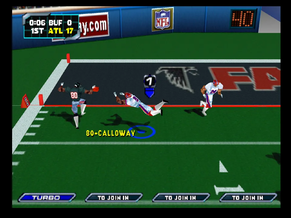 Backdrop artwork for NFL Blitz 2000