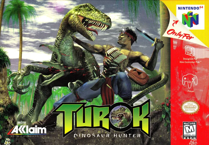 Turok: Dinosaur Hunter box art