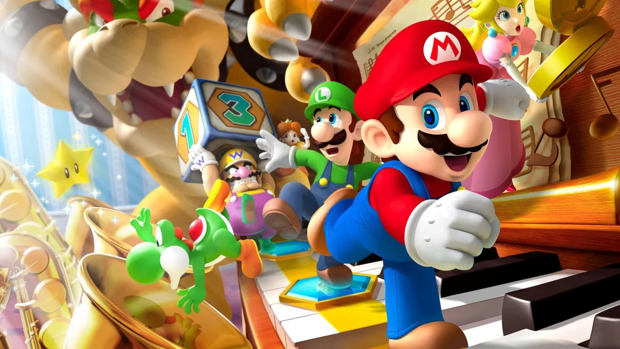 Backdrop artwork for Mario Party 3