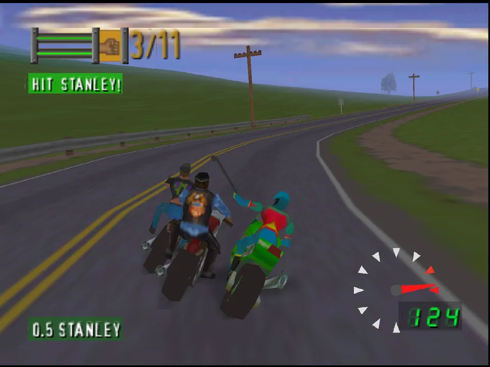Road Rash 64 screenshot
