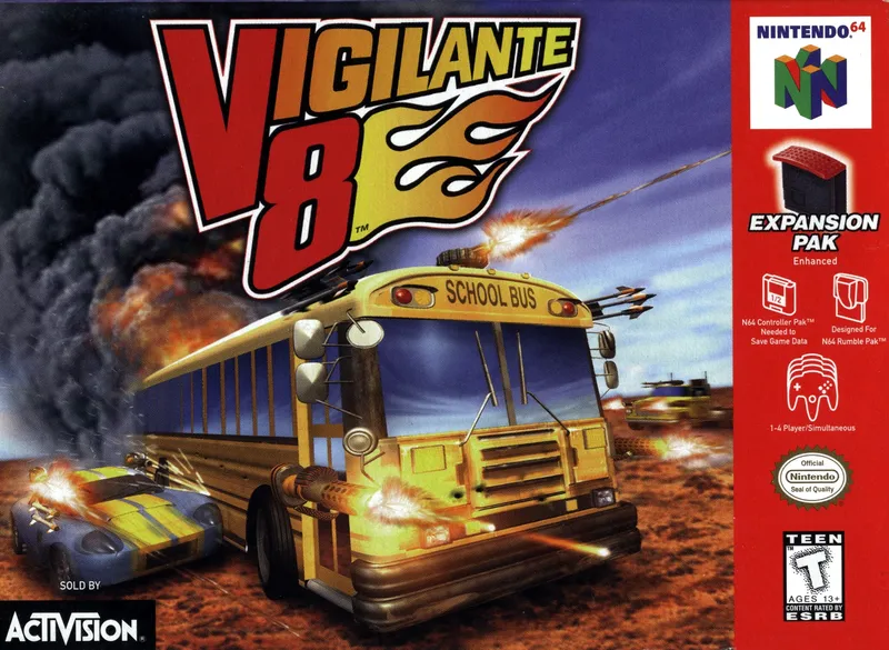 Vigilante 8 box art