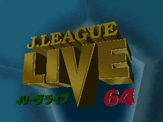 J.League Live 64 title screen
