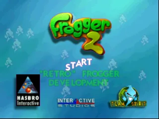Frogger 2 title screen