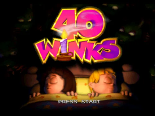 40 Winks (Europe) (En,Fr,Es) (Piko Interactive) title screen