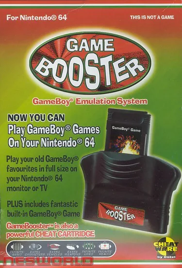 Backdrop artwork for GameBooster 64