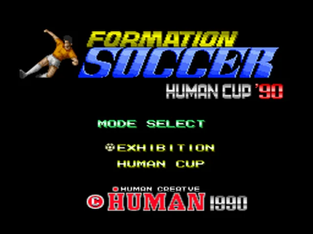 Formation Soccer: Human Cup '90 screenshot