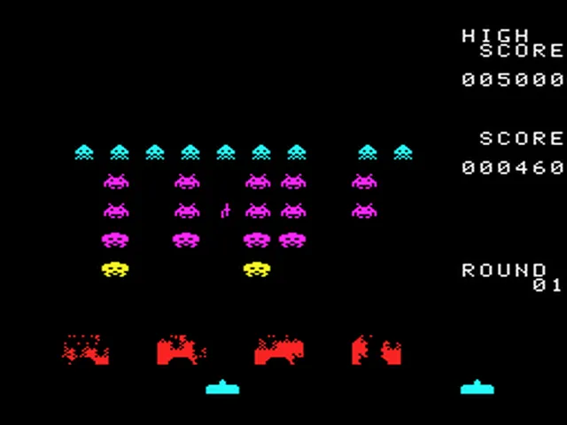 Backdrop artwork for Space Invaders: Fukkatsu no Hi