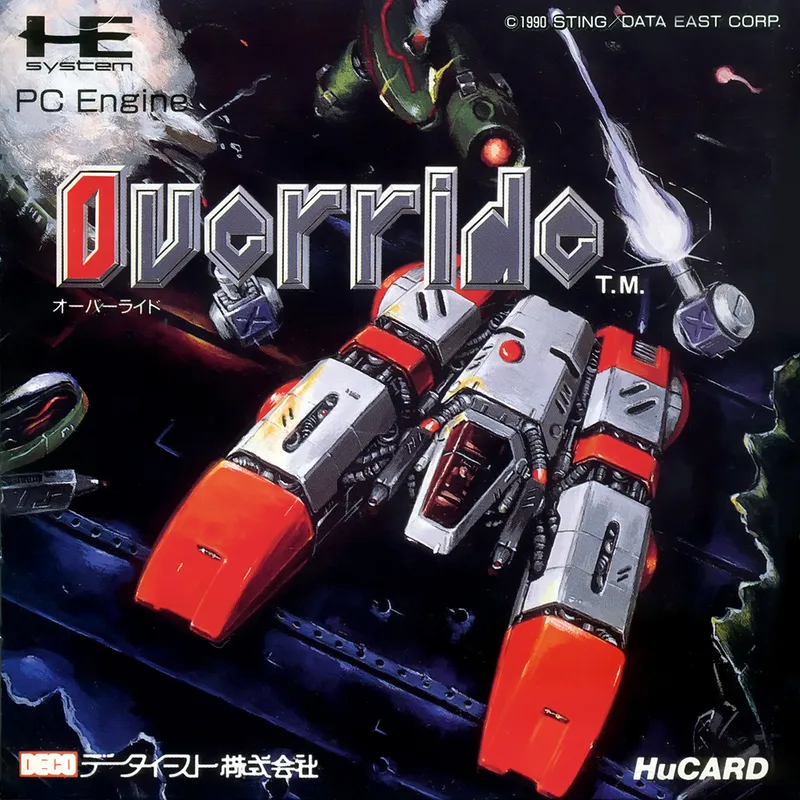 Override box art