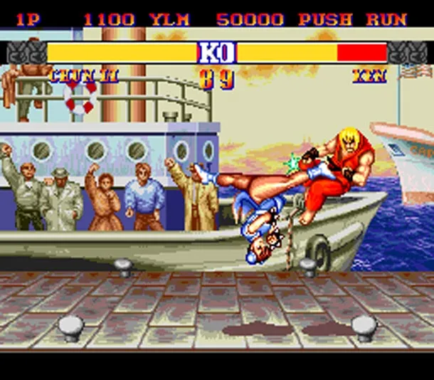 Backdrop artwork for Street Fighter II': Champion Edition