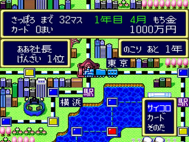 Backdrop artwork for Super Momotarou Dentetsu II