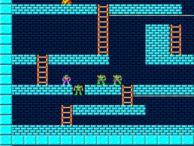 Backdrop artwork for Lode Runner: Lost Labyrinth