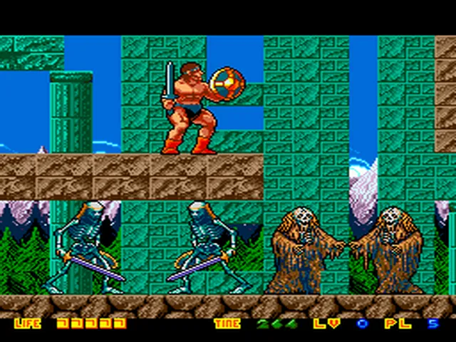 Backdrop artwork for Rastan Saga II