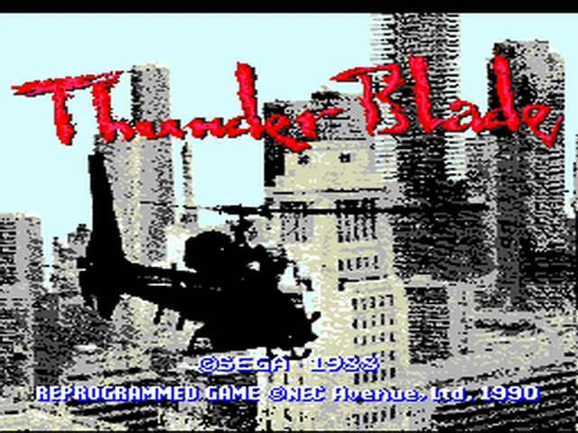 Thunder Blade screenshot