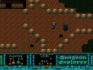 Backdrop artwork for Dungeon Explorer