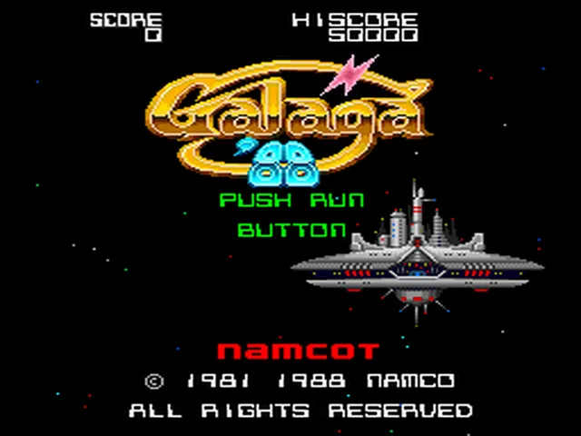 Galaga '90 screenshot