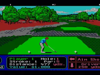 Backdrop artwork for Jack Nicklaus: Turbo Golf