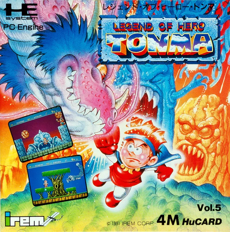 Legend of Hero Tonma box art