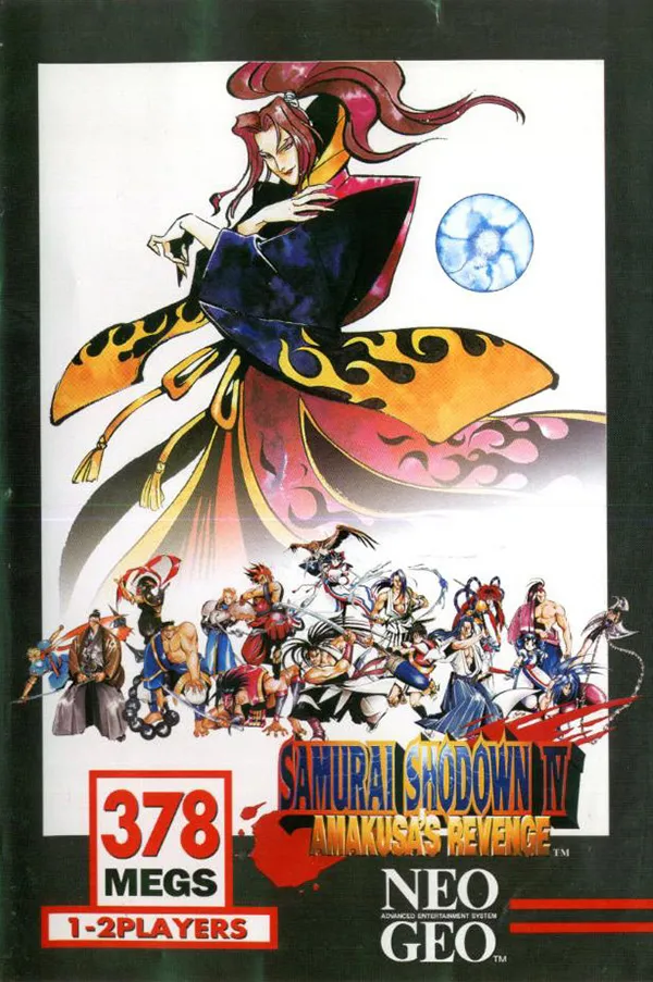 Samurai Shodown IV: Amakusa's Revenge / Samurai Spirits: Amakusa Kourin cover art for SNK Neo Geo AES