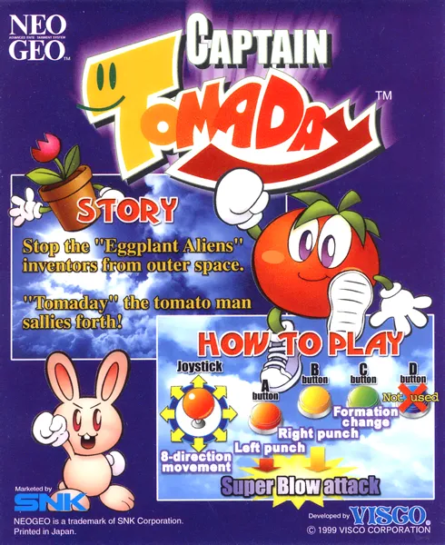 Captain Tomaday box art