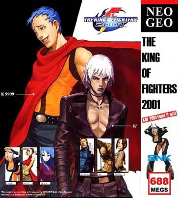The King of Fighters 2001 box back