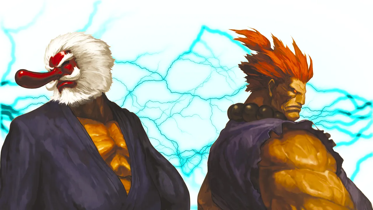 Backdrop artwork for SNK vs. Capcom: SVC Chaos