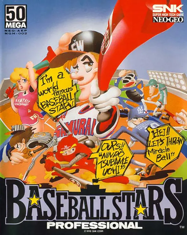 Baseball Stars Professional box art