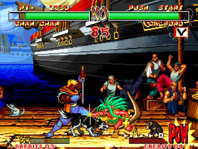 Backdrop artwork for Samurai Shodown II / Shin Samurai Spirits: Haohmaru Jigokuhen