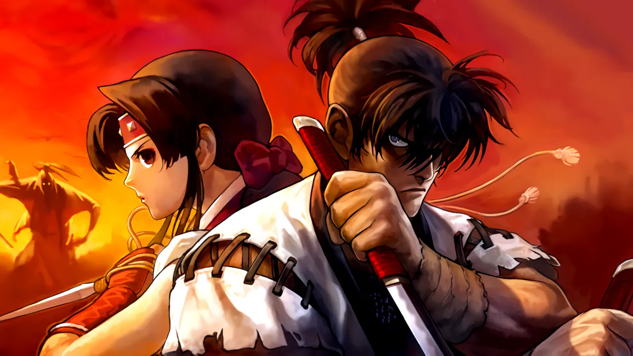 Backdrop artwork for Ninja Master's: Haoh Ninpo Cho