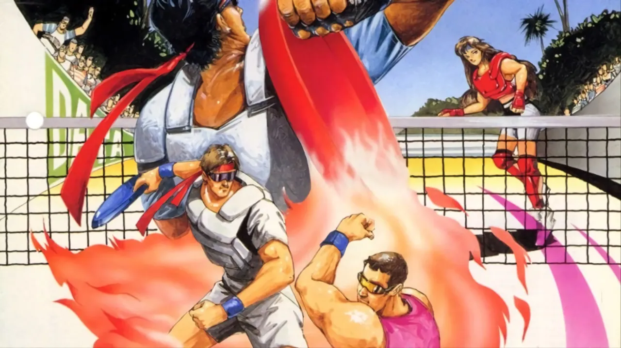 Backdrop artwork for Windjammers