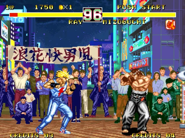 Backdrop artwork for Fighter's History Dynamite