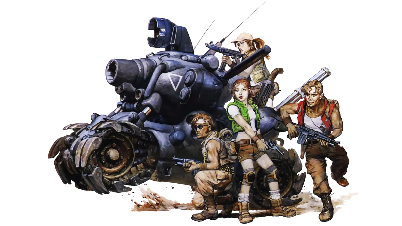 Backdrop artwork for Metal Slug 2: Super Vehicle - 001/II