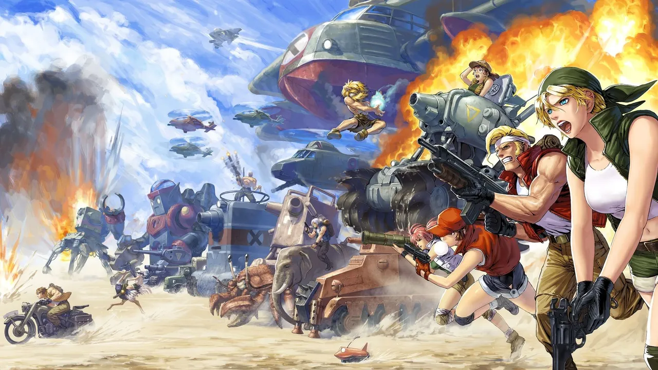 Backdrop artwork for Metal Slug 4