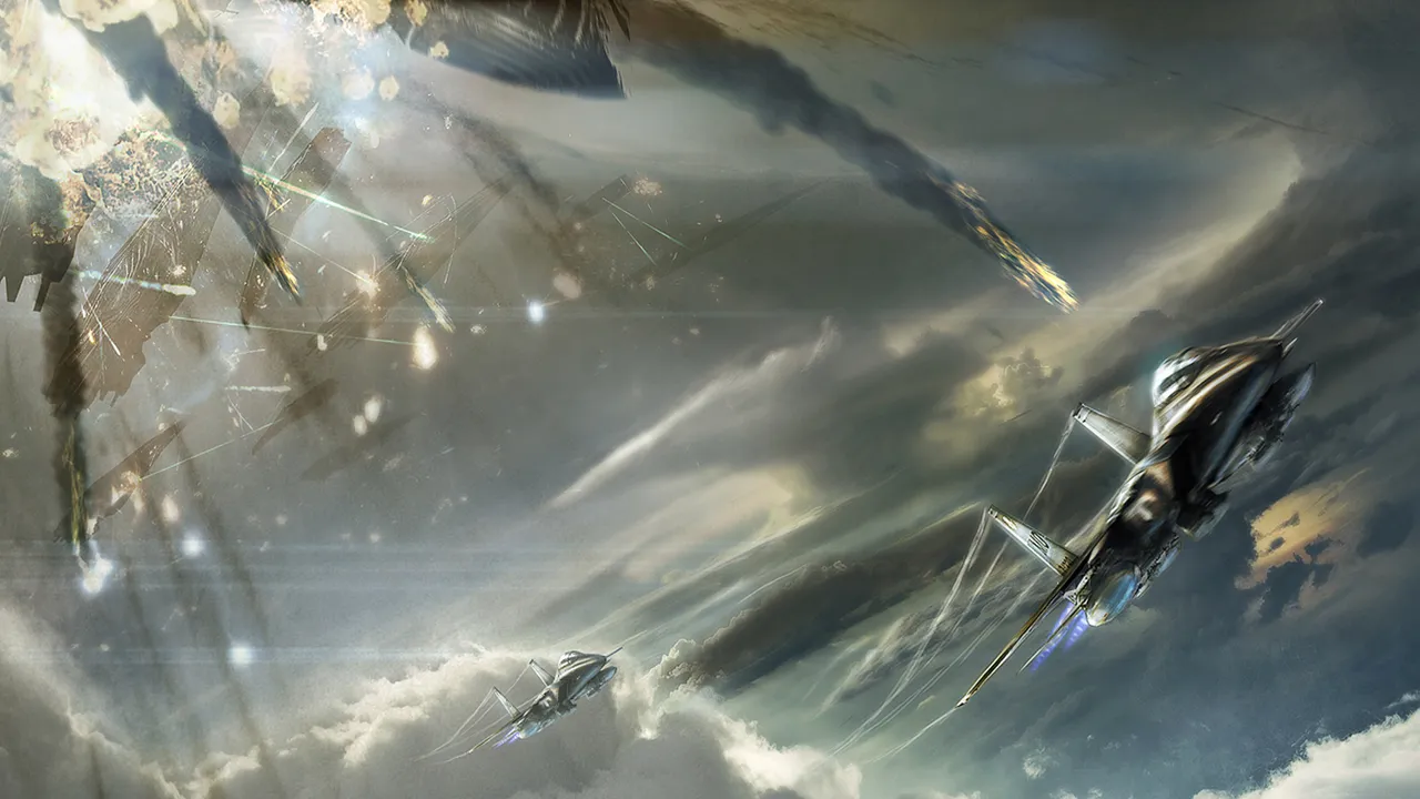 Backdrop artwork for Aero Fighters 2