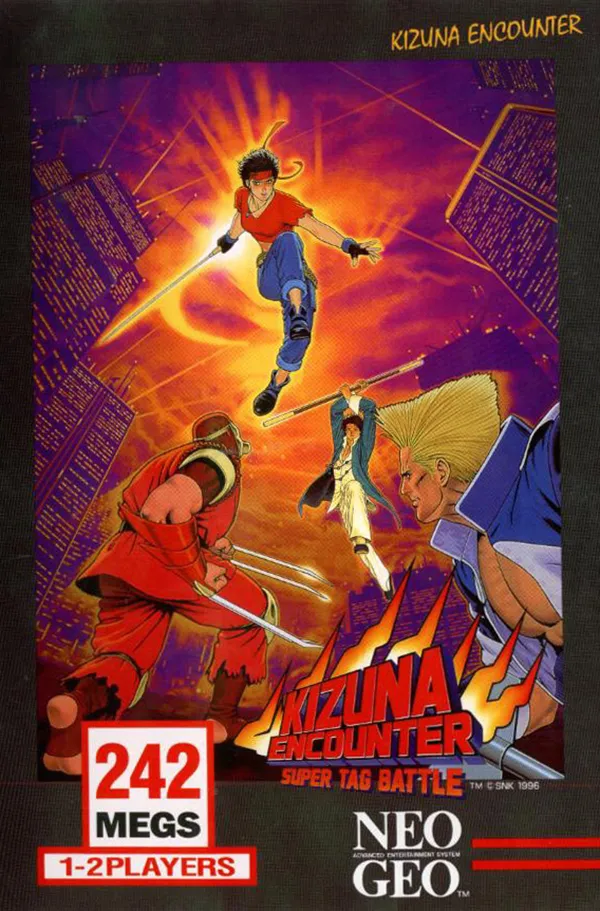 Kizuna Encounter: Super Tag Battle / Fu'un Super Tag Battle cover art for SNK Neo Geo AES