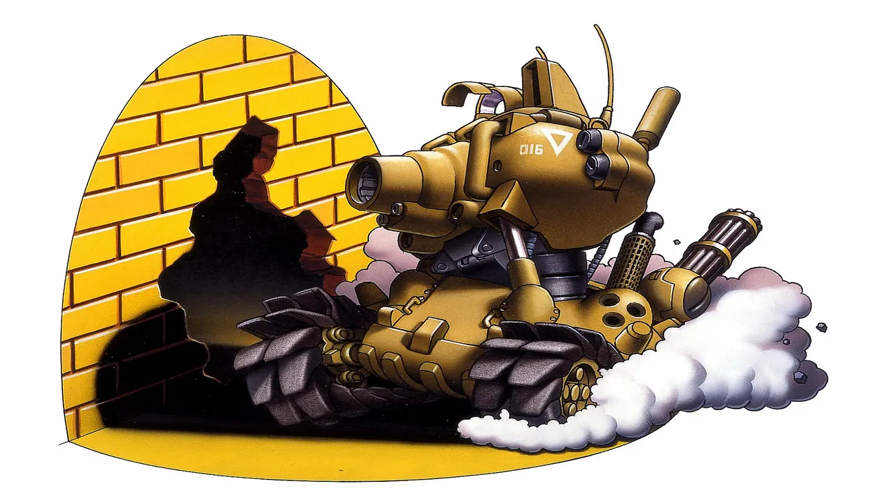 Backdrop artwork for Metal Slug X: Super Vehicle-001