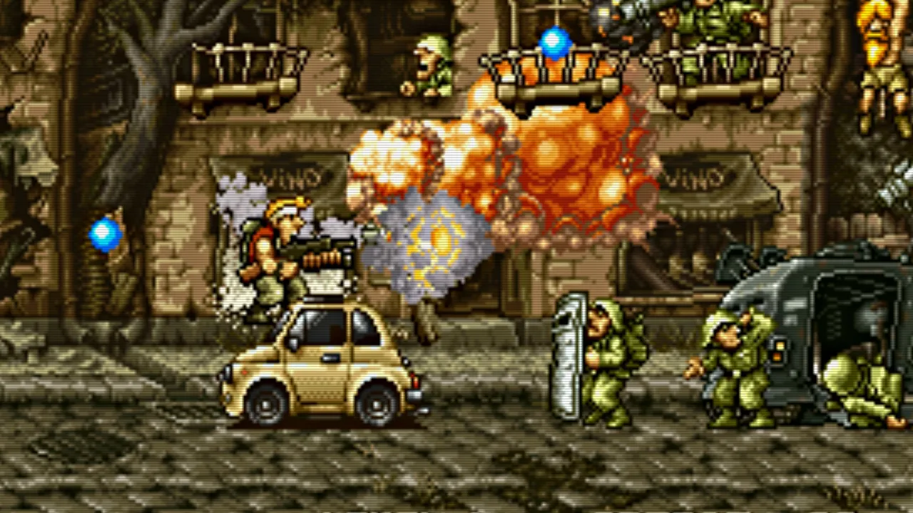 Backdrop artwork for Metal Slug