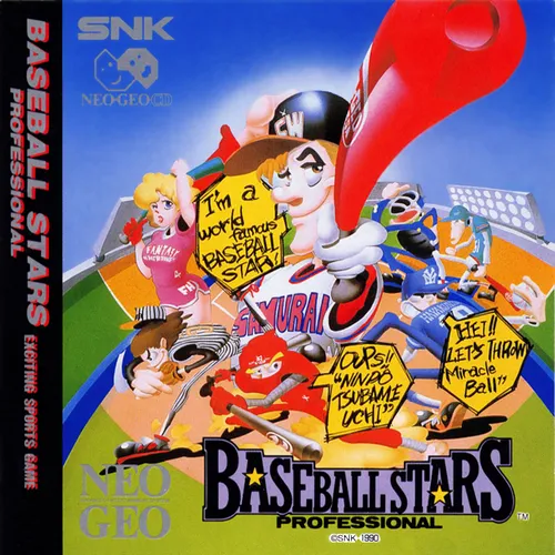 Baseball Stars Professional box art